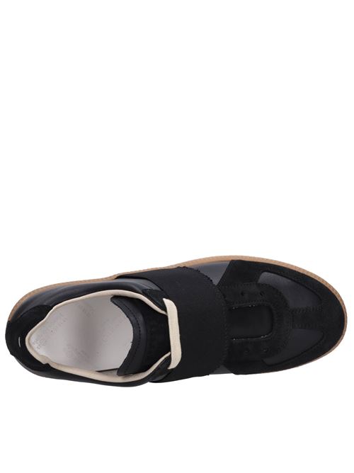 Sneakers in camoscio pelle e tessuto MAISON MARGELA | S97WS0078 P6843NERO